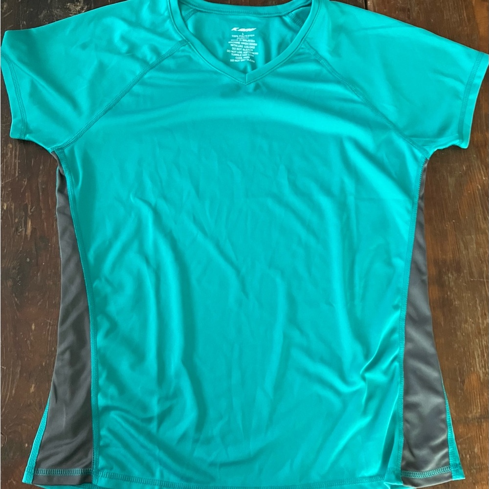 Kanu Surf Women's Teal and Gray Swim Tee